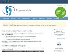 Tablet Screenshot of posemand.dk
